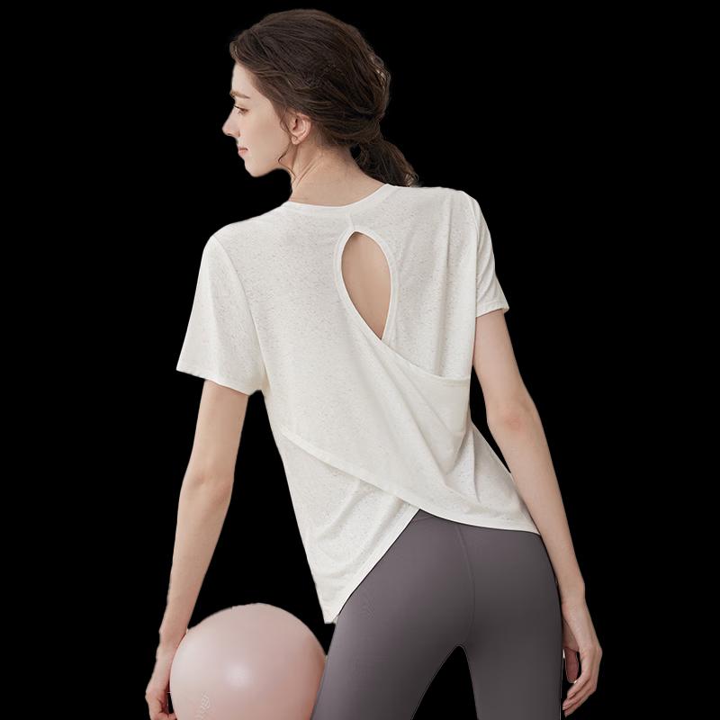 Youyou Women's Loose Fit Breathable Yoga Training Top J34041DY