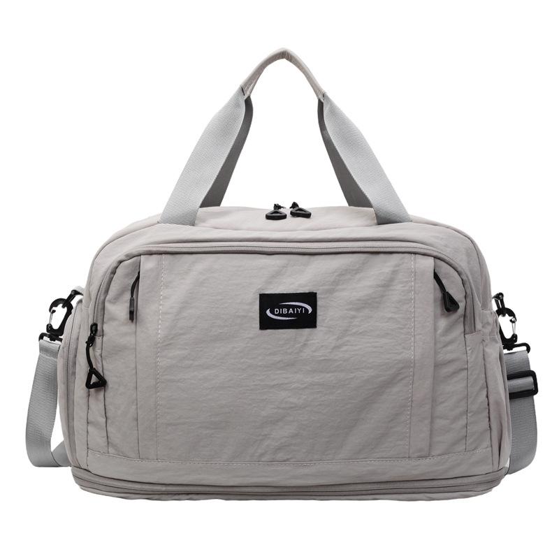 New short-distance travel bag large-capacity portable yoga fitness bag sports business trip travel portable storage bag серый