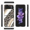 Leopard Print Z Flip 7 Phnoe Case For Samsung Z Flip 6 5 4 3 5G Galaxy ZFlip7 ZFlip4 ZFlip5 ZFlip6 ZFlip3 Phone Cover 4 Z Flip 7
