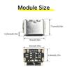 Mini Li-Ion Battery Charging Pad 3.7V 4.2V 18650 Keyboard Charging Power Plate Protection Type C Input Module