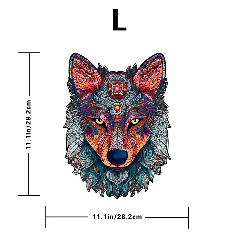 Wooden Irregularly Shaped Animal Jigsaw Puzzles Adult Toys 3D Lions Dinosaurs Eagles Creative Crafts Jigsaw Games Holiday Gifts