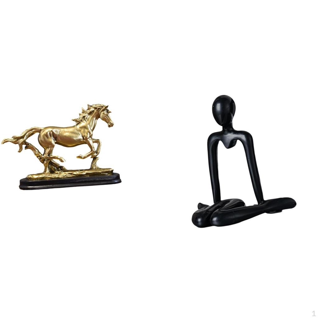 Sculpture Figurine Artwork Collectible Ornament Statue for Desk Decoration Bookcase Living Room