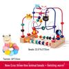 Montessori Wooden Animal Stringing Beads: Early Education & Hand-Eye Coordination Toy for Children Ages 3-6