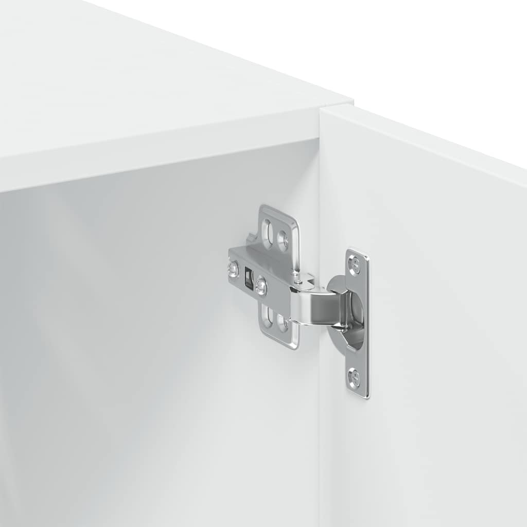 Tall Cabinet White 70x42.5x225 cm Particleboard