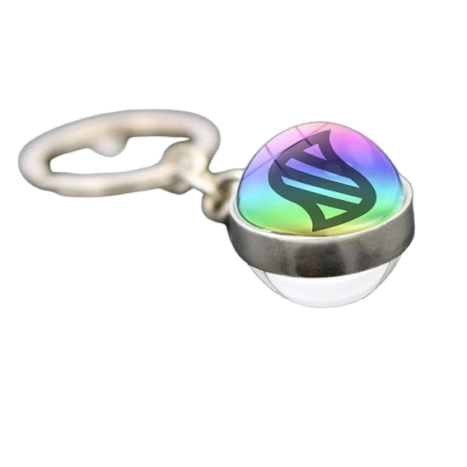 

Брелок для ключей из драгоценного камня Time Glass с подвеской в виде глаза дьявола One Size