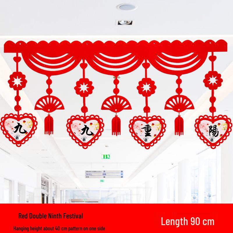 Double Ninth Festival Hanging Ornaments for Retirement Homes - Creative Outdoor Decorations