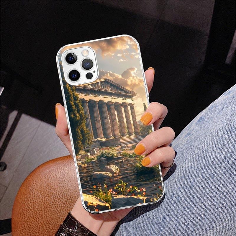 Roman Colosseum Phone Case For iPhone 17 Air 16 Pro Max 16E 15 + 14 Plus 11 12 13 Mini 7 8 SE Gift Print Cover Fundas