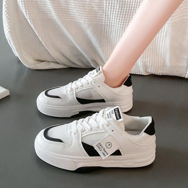 Wholesale White Shoes for Women  Spring and Summer New Mesh Breathable Lightweight Student Casual Ladies Sneaker