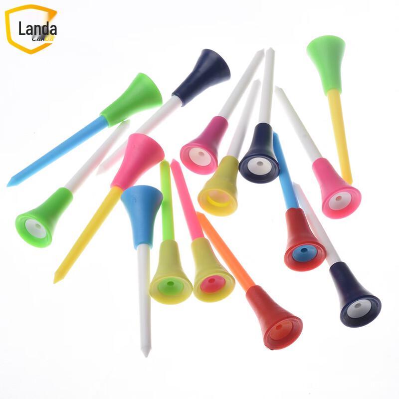 Lan Da Golf Rubber Sleeve Plastic Tees