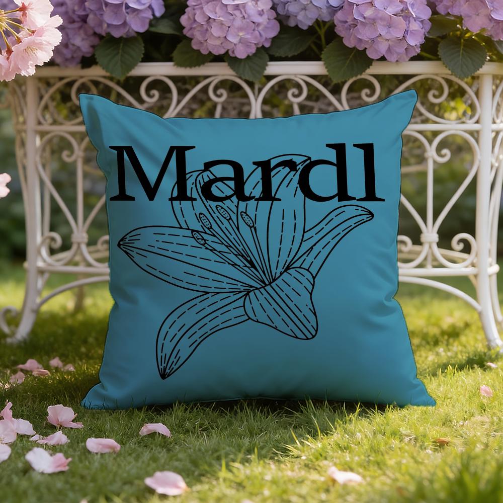 M-MardiS M-Mercredi Cushion Cover Home & Car Dual-Scene Pillow Cover: Reversible for Premium Comfort