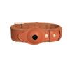 AirTag leather protective cover collar for pet dogs Apple tracker positioning anti-loss neck ring