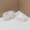 Sleeping Cats Candlesticks Resins Mould DIY Castings Moulds Animal Candle Holder Silicone Molds for Table Decorations