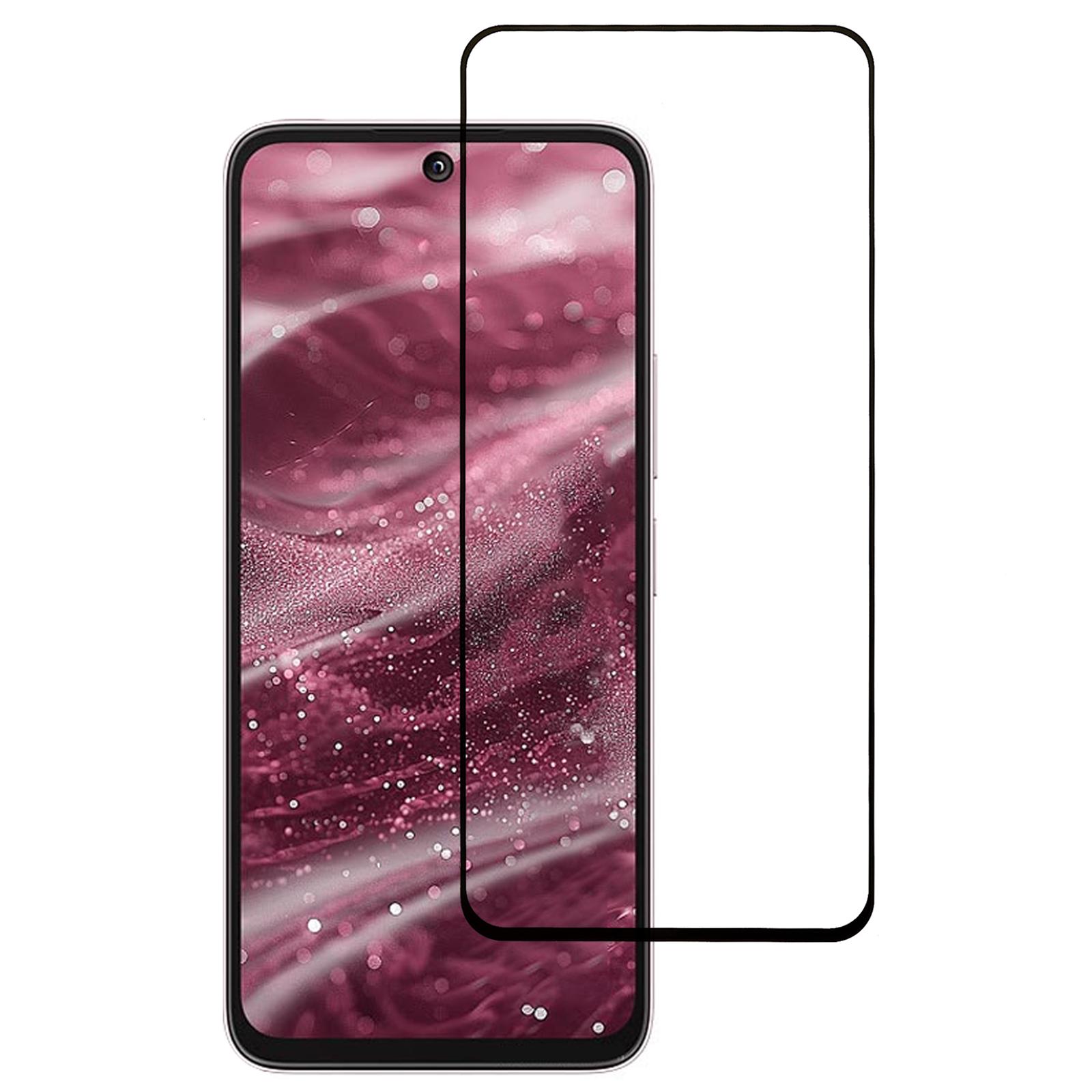 

For Xiaomi Redmi 13 5G Full Glue Screen Protector Silk Printing Tempered Glass Screen Film Type A