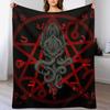 Aufstieg des Cthulhu Kuscheldecke Weiche Warme Decke Geschenk für Männer Frauen Erwachsene