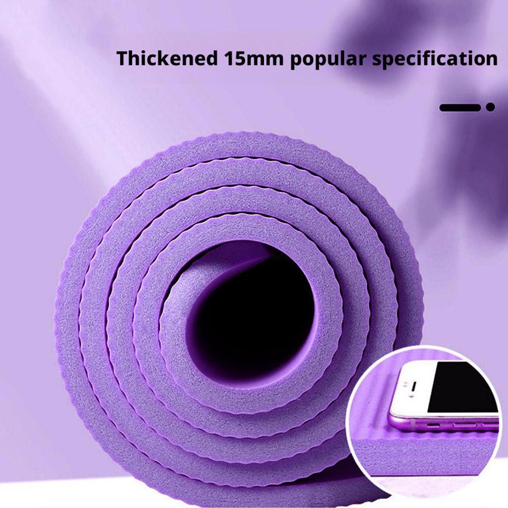 60*25cm Yoga Mat Anti-Skid Sports Fitness Mat Lose Fitness For Home Elbow Gym Joint Protector W J0Q8