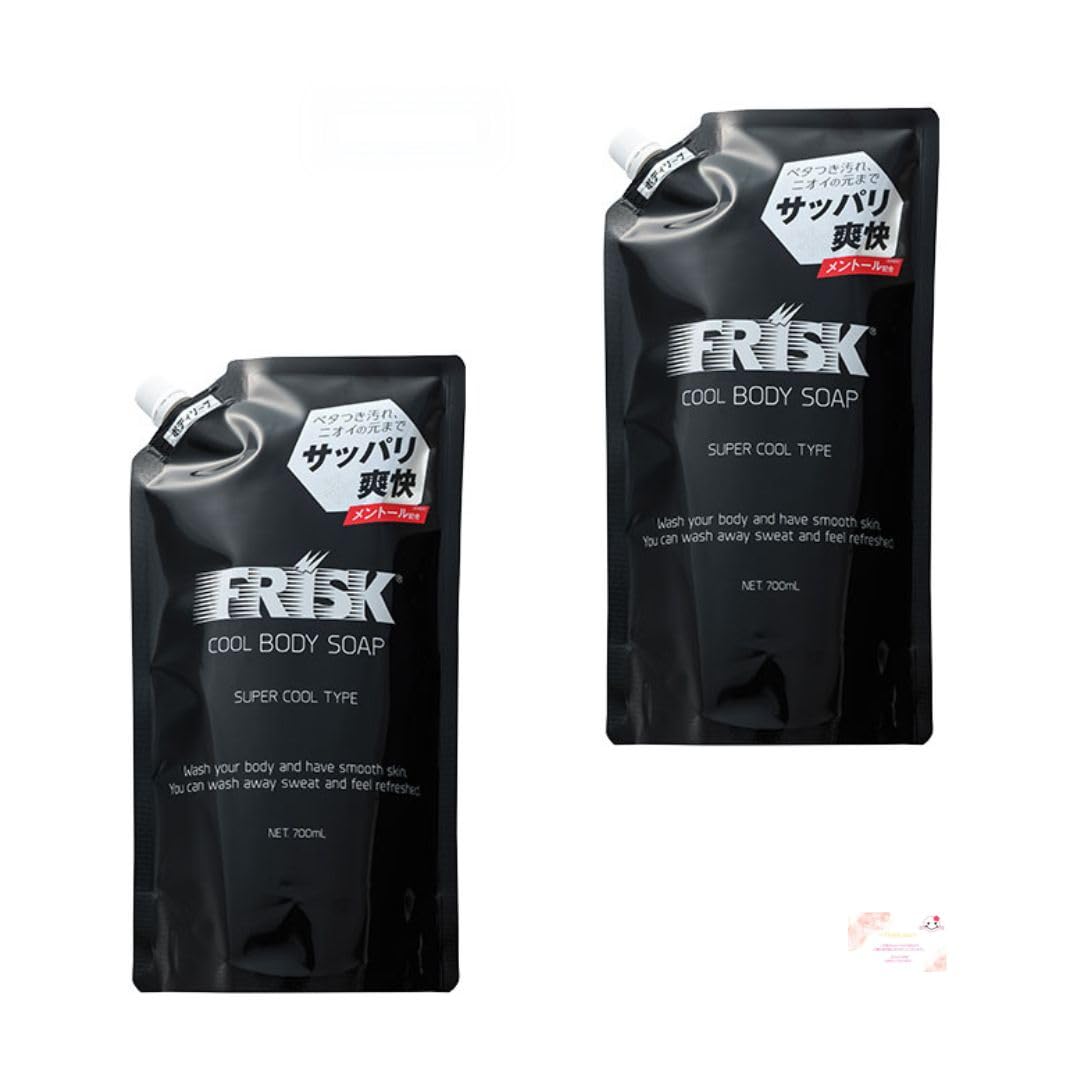 [Bulk Sale] FRISK COOL BODY SOAP Refill 700ml x 2 bags