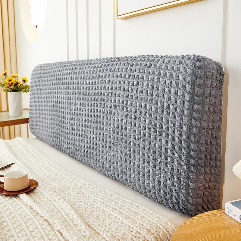 

Жаккардовый чехол на изголовье из пузырчатой ткани, мягкий эластичный чехол на изголовье кровати, всесторонний защитный чехол для прикроватной тумбочки, накидки, спальня L120cmxH50-60cm S