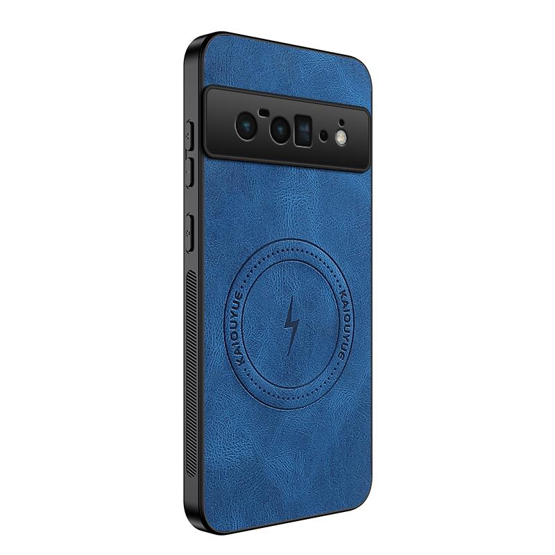 For Google Pixel 6 Pro Magnetic Protector Phone Case For Google Pixel 6 Pro Sheepskin Leather Cover Soft Lambskin Shockproof