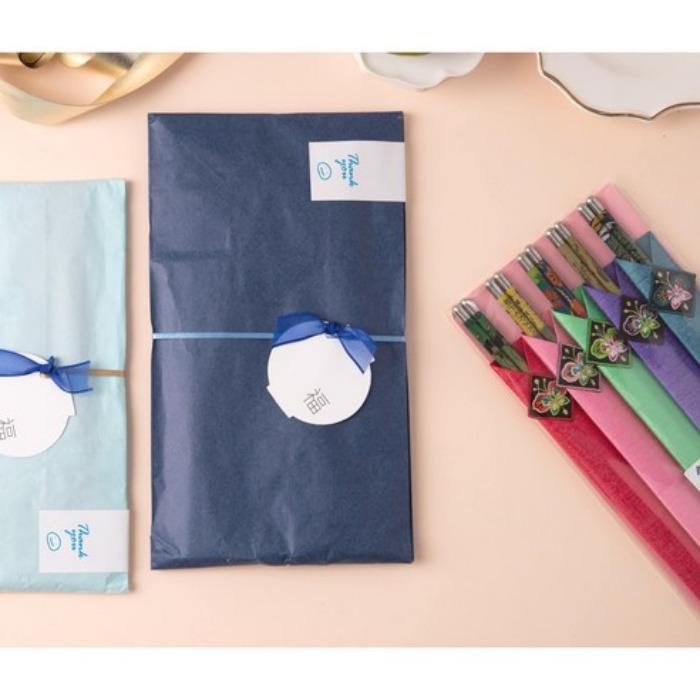 Koreanische traditionelle Vakuum-Edelstahl-Essstäbchen 5-teiliges Set