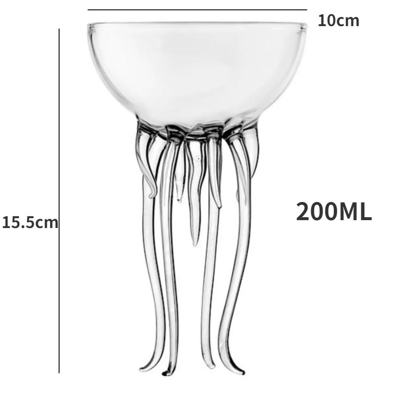 Kreativní chobotnicové sklenice na koktejly Personalizované medúzové sklenice Chobotnicové sklenice na víno Martini Barové sklenice