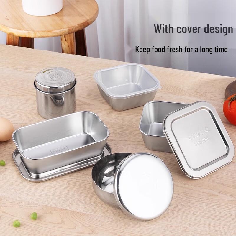 304 Stainless Steel Food Sample Storage Box Set