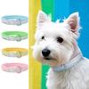Leichtes Weiches Hundehalsband Modisches Gestreiftes Design Verstellbar Bequem Haustierhalsband für Welpen Kätzchen Haustier Halsband Zubehör