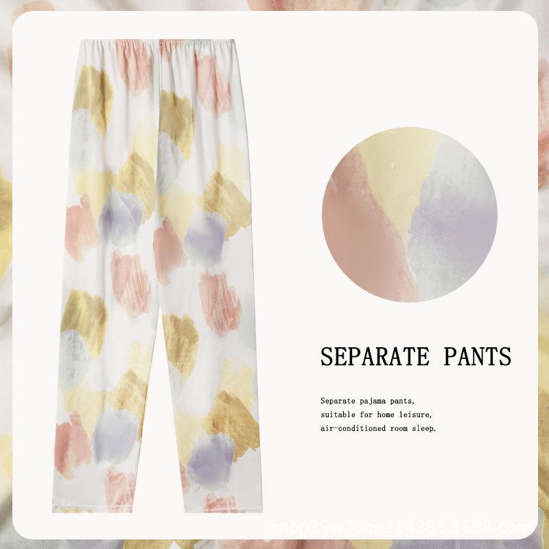 Women's Cartoon Cute Slim Fit Imitation Cotton Pants - Spring, Summer & Autumn Styles