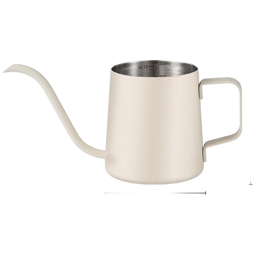 Stainless Steel Pour Over Kettle with Hanging Ear Support Long Spout for Filter Coffee Preparation and Stable Pouring Motion