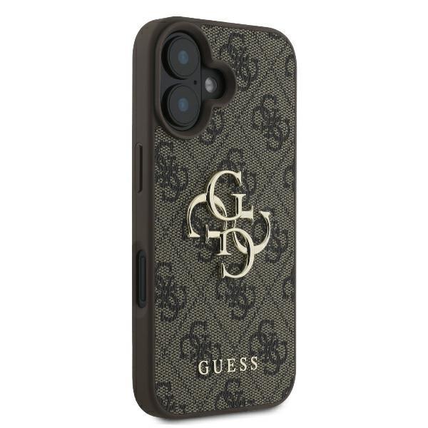 Guess Guhcp16S4Gmgbr Iphone 16 6.1 Brązowy/Brown Hardcase 4G Big Logo