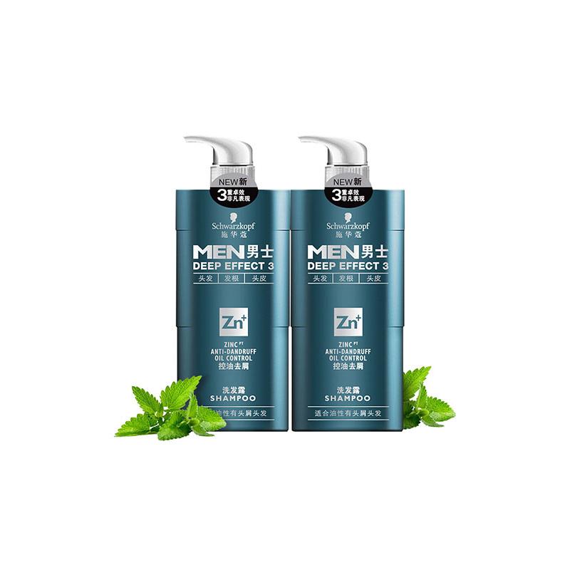 Schwarzkopf Oil control, anti-dandruff, taurine, new and old packaging, random men s shampoo, anti-itch / 450ml коричневый