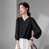 SOFSIL Women's Embroidered Silk Blend Blouse
