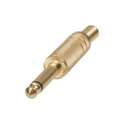 Mono Gold Metallstecker 6,5 mm mit Feder