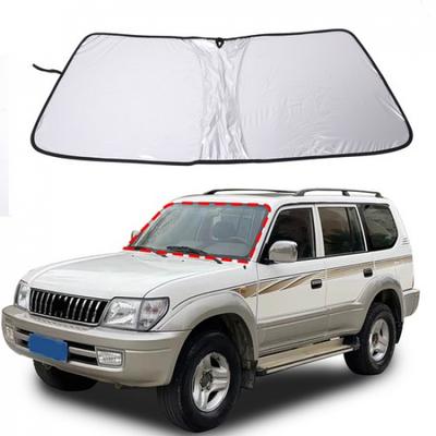 Memory Car Windshield Window Sunshade Cover For Toyota Prado LC90 1996-2002