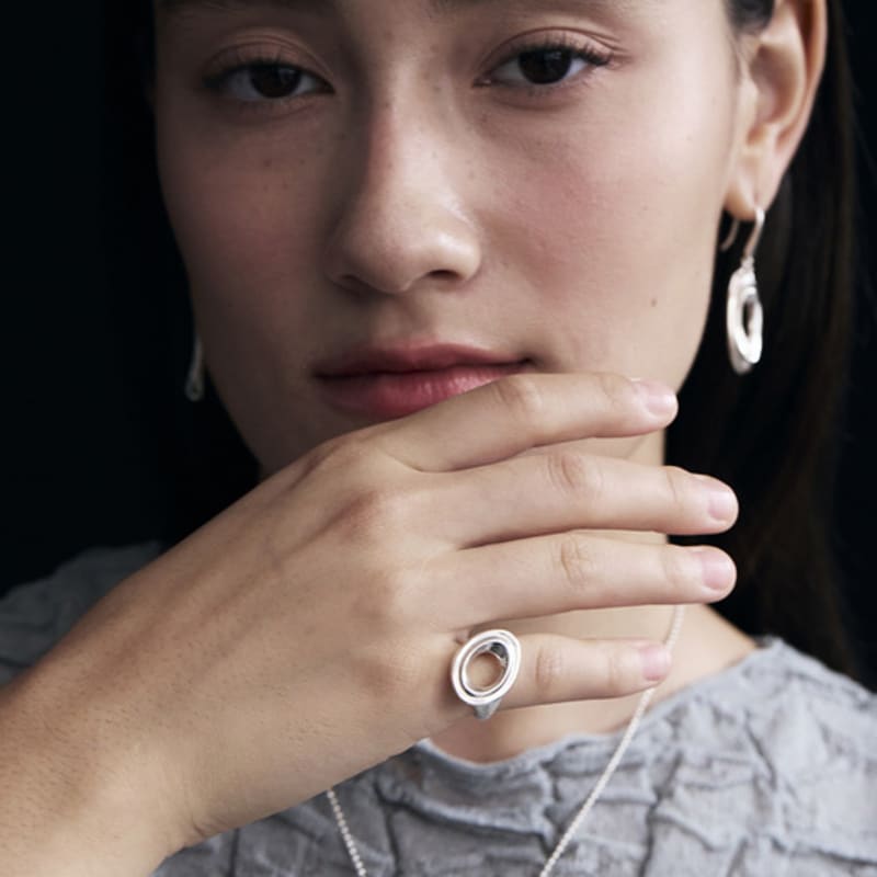 Ohuuu Red Inkstone Ring