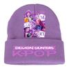 Kpop Demon Hunters Children Knit Beanie Cute And Charming Cartoon Printed Warm Cap Designed for Girls Fall Season Cold Season Outdoor Sports Birth