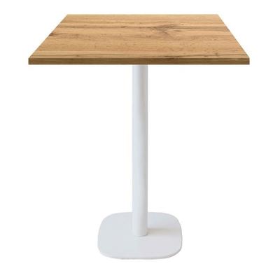 Mange-debout 70 x 70 cm - modèle Round banc chêne armor