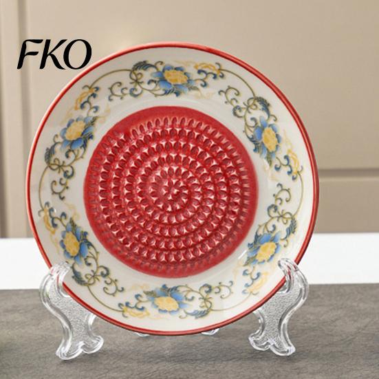 Piatto Grattugia Aglio Ciotola Macina Zenzero Manuale, Grattugia Frutta Zenzero Cucina, Piatto Vassoi All-in-One Preparazione Mescolanza Servizio, Piatto Strumento Moderno Minimalista