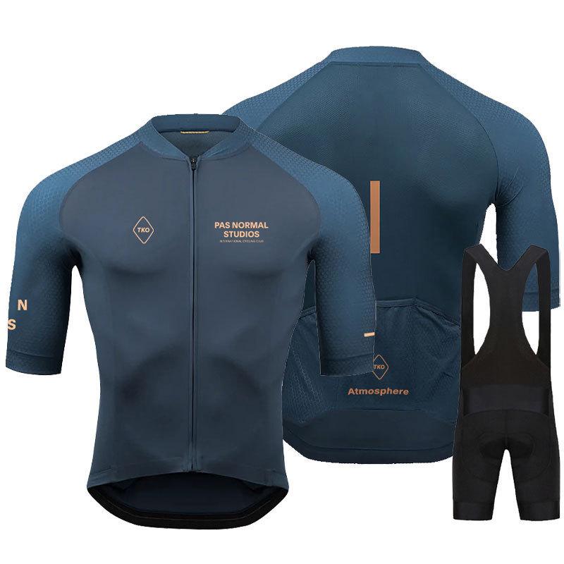 PAS summer cycling suit PNS men s team version short-sleeved bicycle top road bike cycling suit 20D pad XS