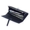 2026 New Large Capacity Long Women's Wallet Top Layer Cow Leather Simple Handbag Luxury Brand Litchi Pattern Wallet for Women