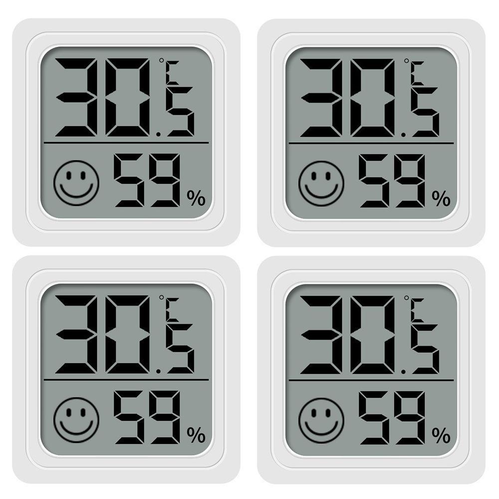 1/2/4/6 st digital termometer hygrometer inomhus mini temperatur LCD elektronisk monitor hygrometer utomhusrum baby