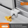 Aluminum No-Drill Child Safety Lock for Doors and Windows
