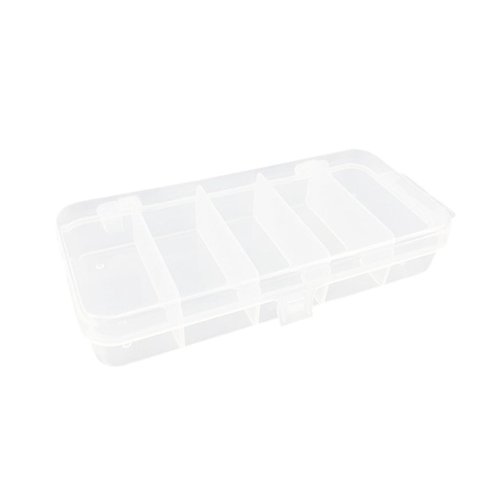 Five-grid Soft Sequin Accessories Box, Fishing Tackle Box