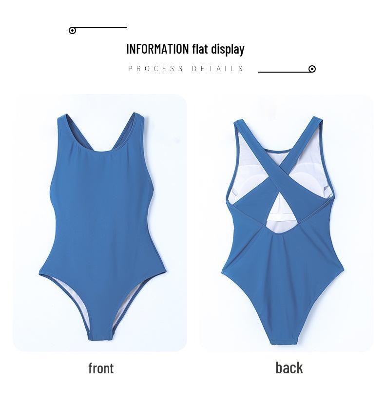 2024 European & American Plus Size Women's One-Piece Swimsuit