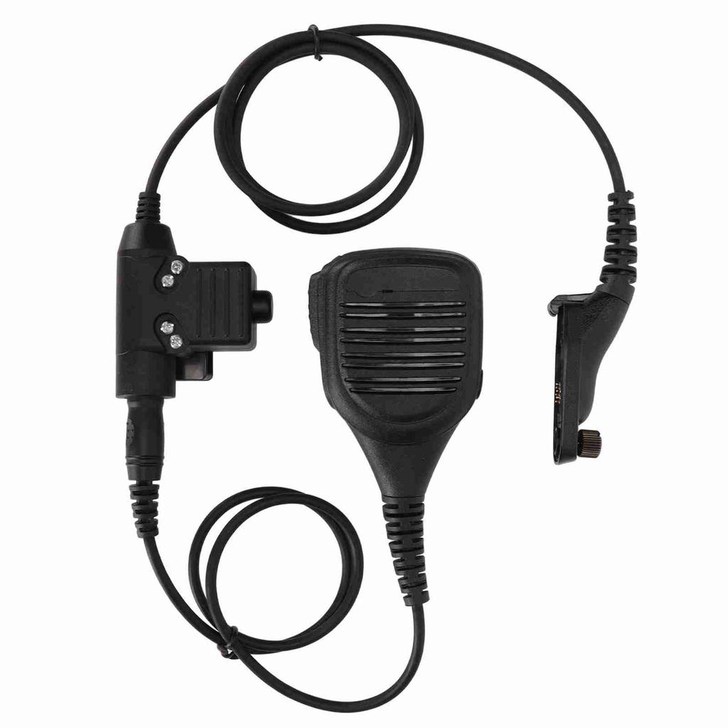 7.1mm Shoulder Microphone Handheld 2 Way Radio Speaker Mic with U94 PTT for MOTOROLA XIR P8268