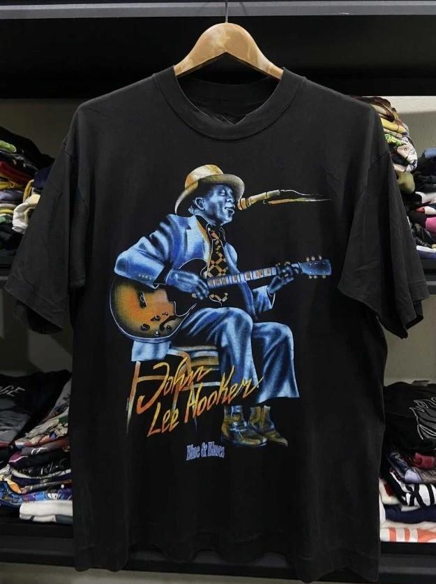 

John Lee Hooker Blue Rock Shirt Unisex Short Sleeve Tee S5XL Unisex T-Shirt XXXL