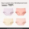 Fenteng Women's Antibacterial Pure Cotton Mid-Waist Briefs