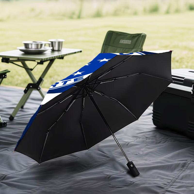 1PC Cruzeiro Esporte Clube Crest Printed Umbrella Folding umbrella, automatic umbrella 8-Frame for Travel, camping Fan gifts Christmas Gifts