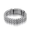 Kalen Punk Jewelry Mesh Bracelet Cuff Bracelet Men Stainless Steel Bracelets Jewelry
