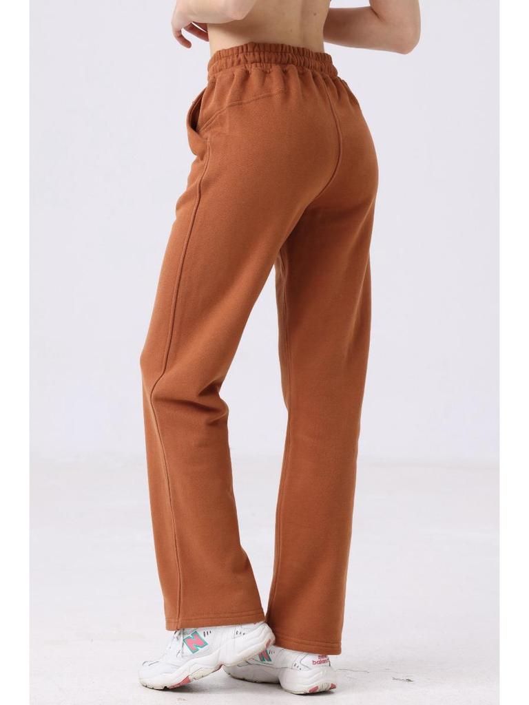 SWIFT SPEED Women's Casual Straight Leg Drawstring Pants - European/American Style for Autumn/Winter