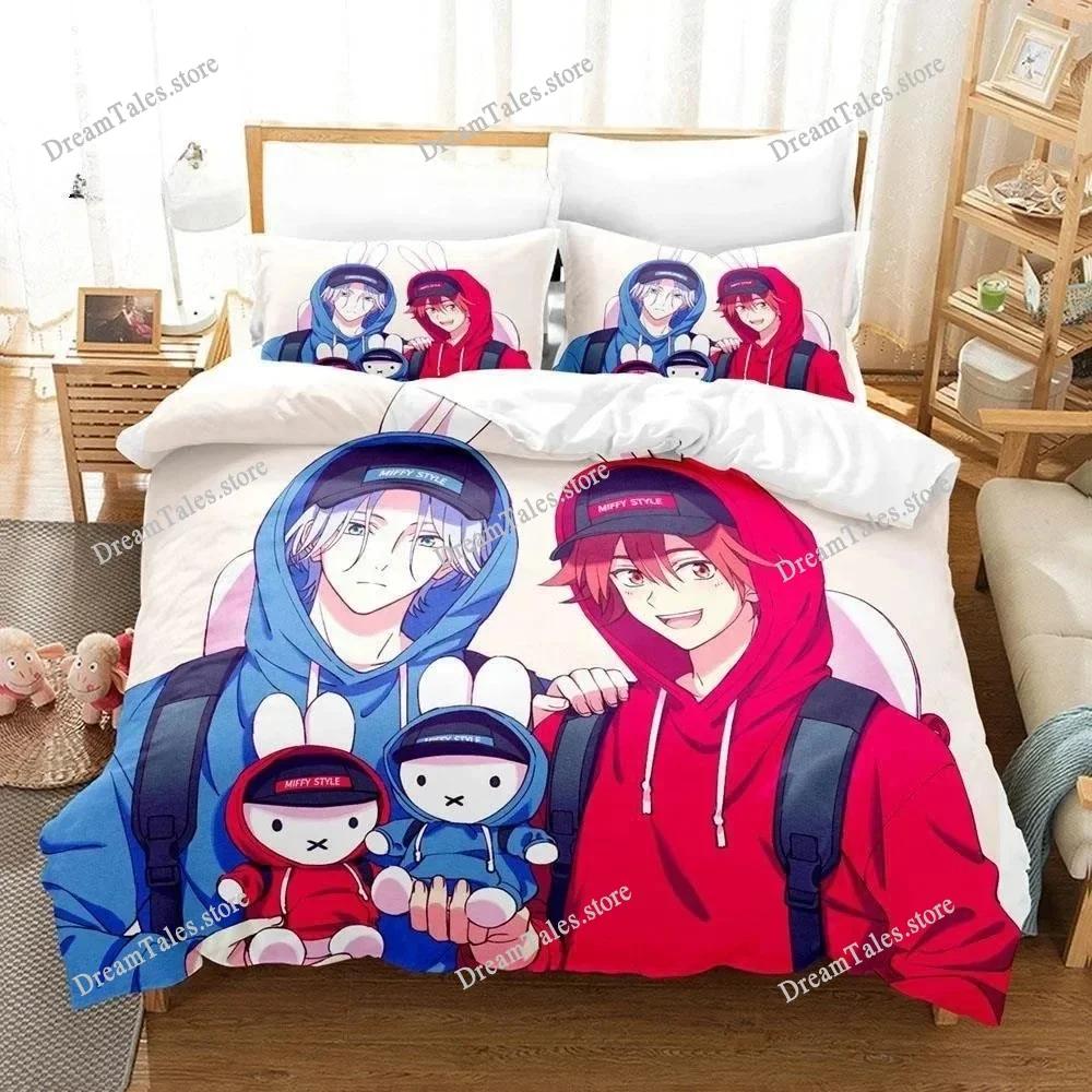 Fashion 3D Print Anime Sk8 The Infinity Bedding Set Single Twin Full Queen King Size Bed Set Adult Kid Bedroom Duvet Cover Sets